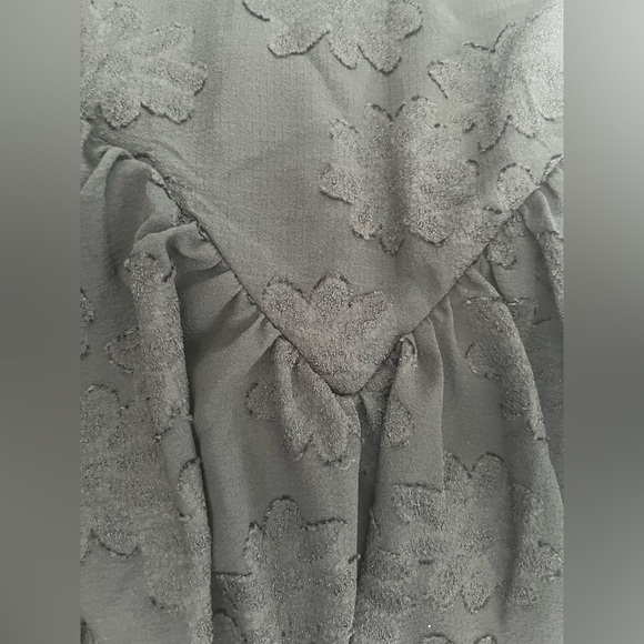 NEW Wild Fable Black Ruffle Spaghetti Strap Mini Dress - Picture 5 of 5